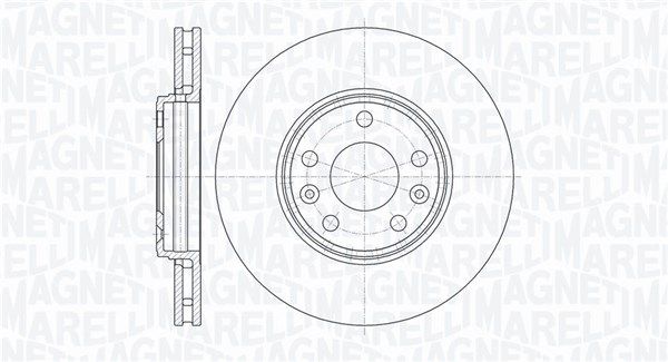 MAGNETI MARELLI stabdžių diskas 361302040606